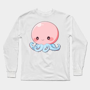 Pink Octopus Long Sleeve T-Shirt